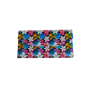 открытка с цветочным принтом