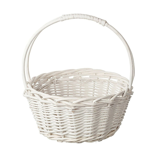 Белая корзинка